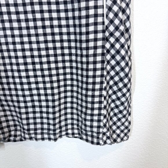 Tommy Bahama‎ Gingham Mini Linen Shift Dress Blue Plaid Pockets Small - Picture 6 of 10